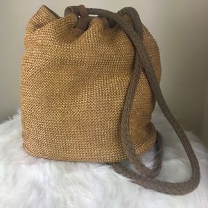 DKNY WOVEN BACKPACK